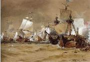 Seascape, boats, ships and warships. 69 unknow artist